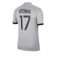 Paris Saint-Germain Vitinha Ferreira #17 Fotballklær Bortedrakt 2022-23 Kortermet